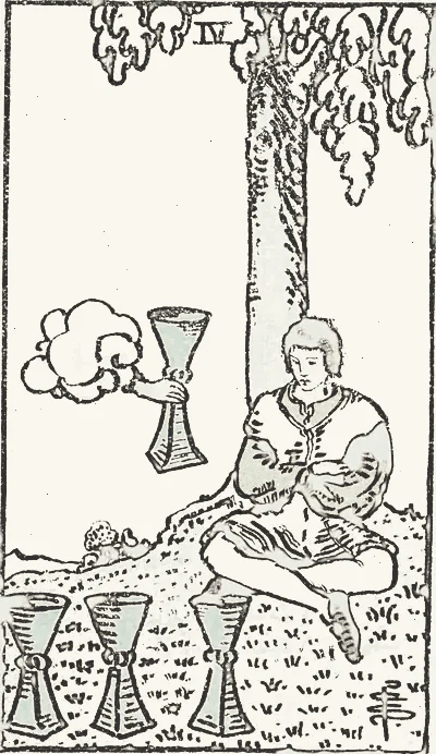 Four of Cups tarot card