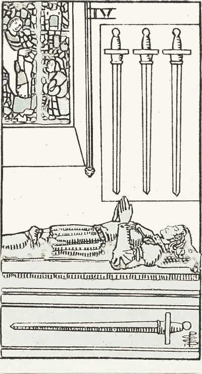 Four of Swords tarot card