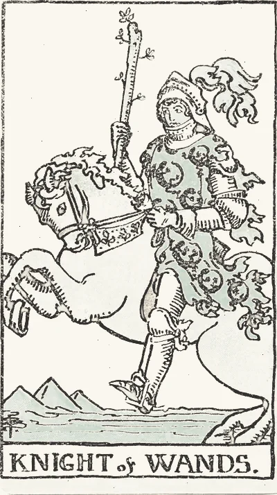 Knight of Wands tarot card