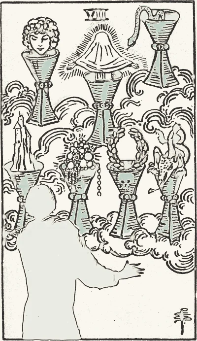Seven of Cups tarot card