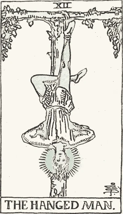 The Hanged Man tarot card