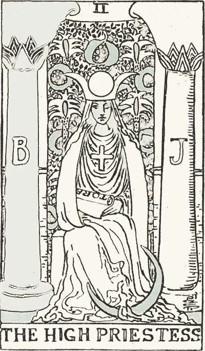 The High Priestess tarot card