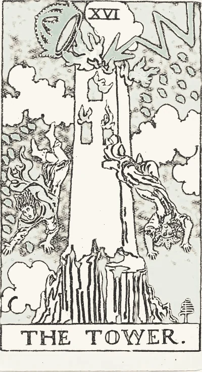 The Tower tarot card