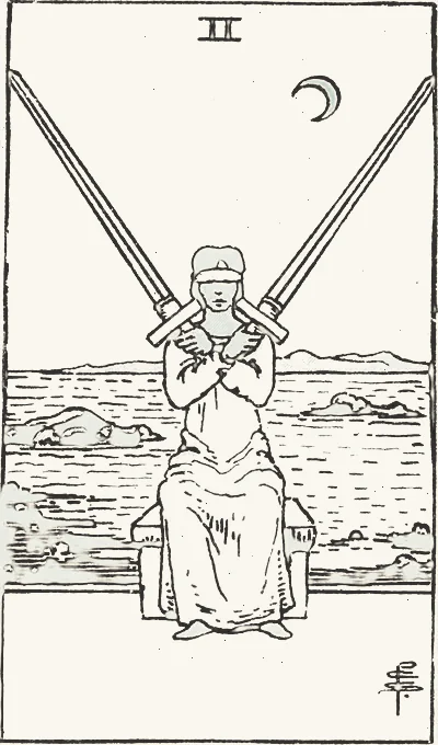 Two of Swords tarot card