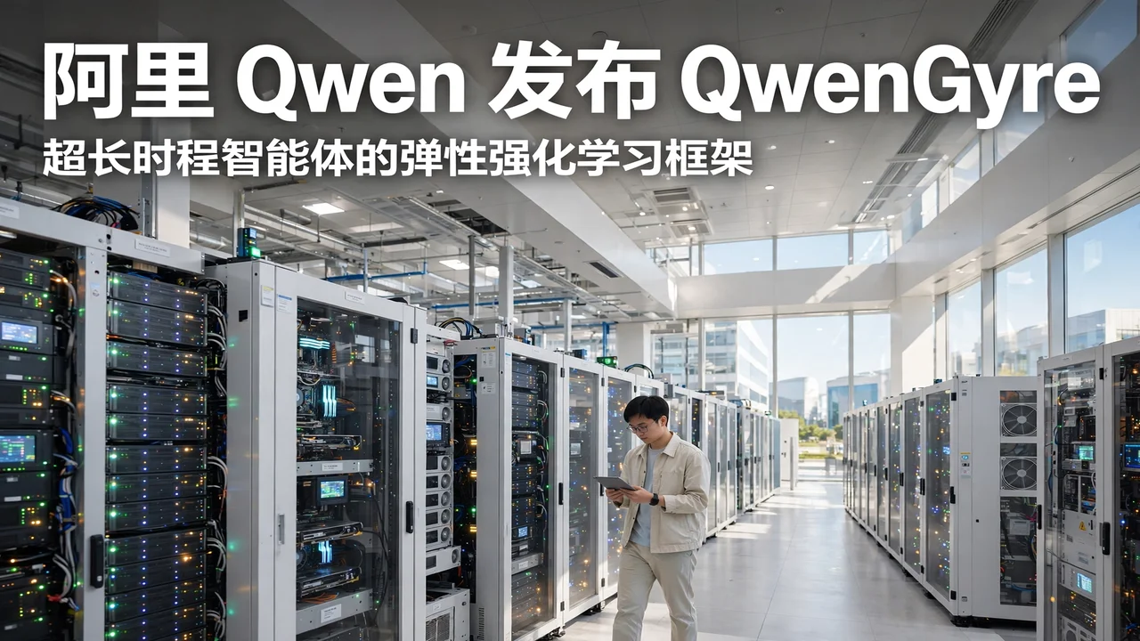 阿里 Qwen 发布 QwenGyre:面向超长时程智能体的弹性强化学习框架