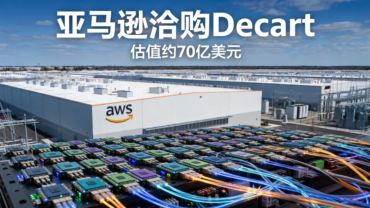 亚马逊被曝洽购 AI 初创 Decart，交易估值约 70 亿美元