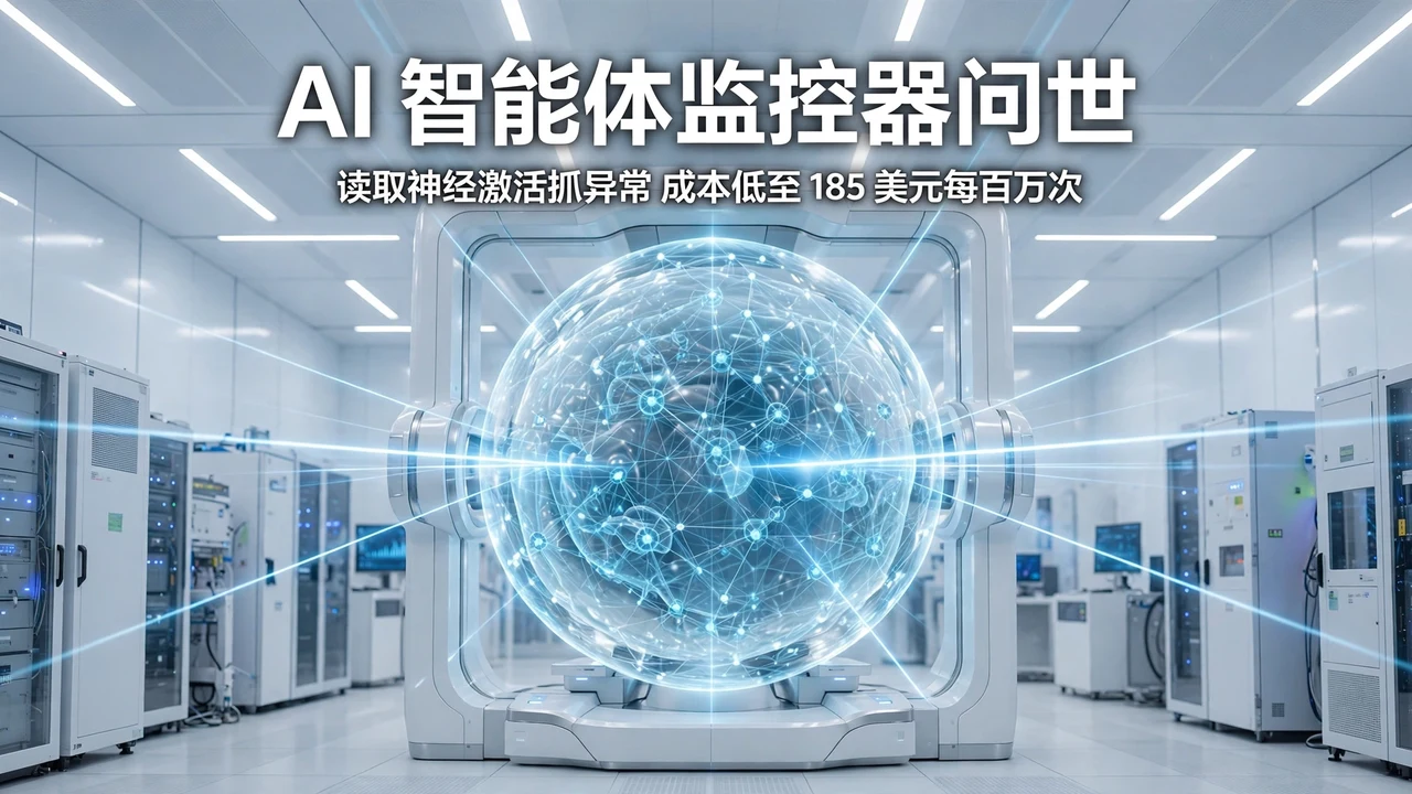 Goodfire 发布 AI 智能体监控器:读取神经激活,百万次对话约 185 美元