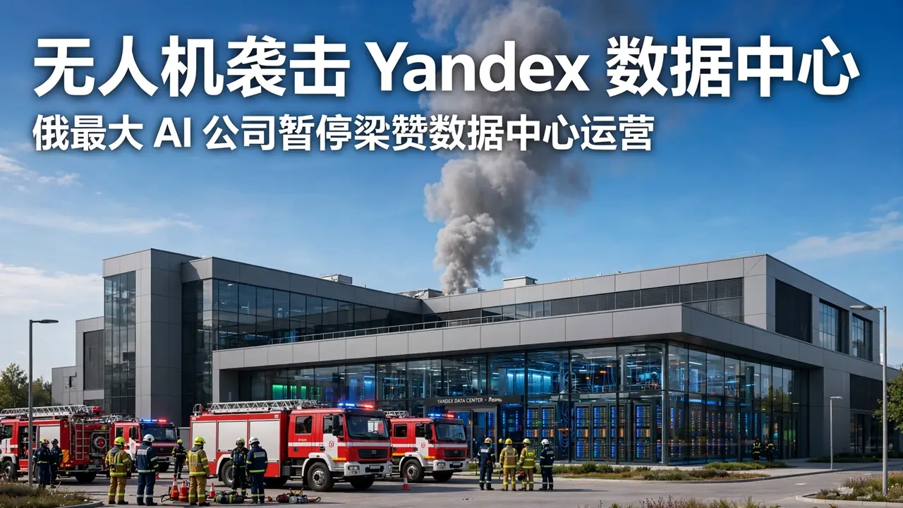 无人机袭击 Yandex 数据中心：俄最大 AI 公司暂停梁赞数据中心运营