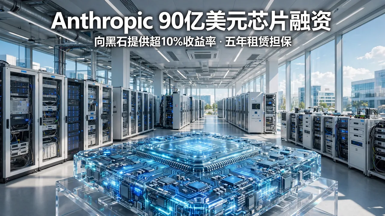 FT：Anthropic 向黑石开出超 10% 收益率，90 亿美元投向芯片债务