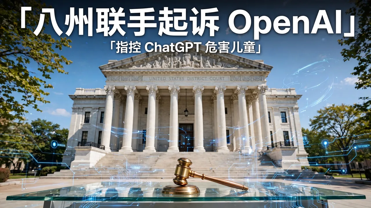 八州总检察长起诉 OpenAI：指控 ChatGPT 危害儿童