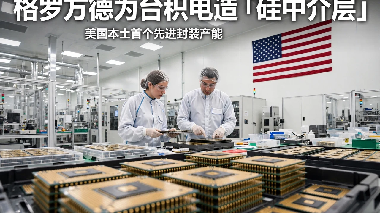 格罗方德拿下台积电 5 年大单:在纽约造 AI 芯片关键部件「硅中介层」