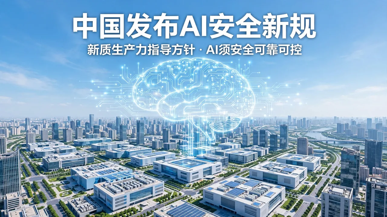 中国发布「新质生产力」指导方针：AI 须安全、可靠、可控