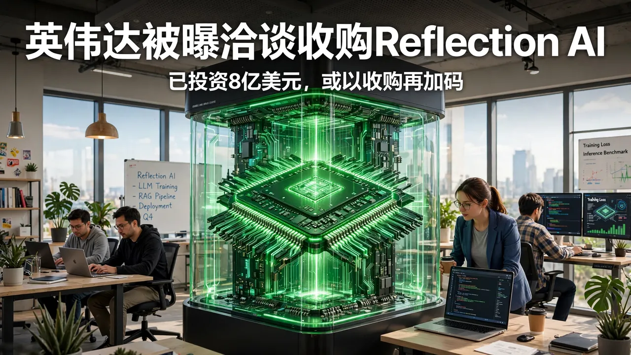 英伟达被曝洽谈加码投资 Reflection AI,或直接收购