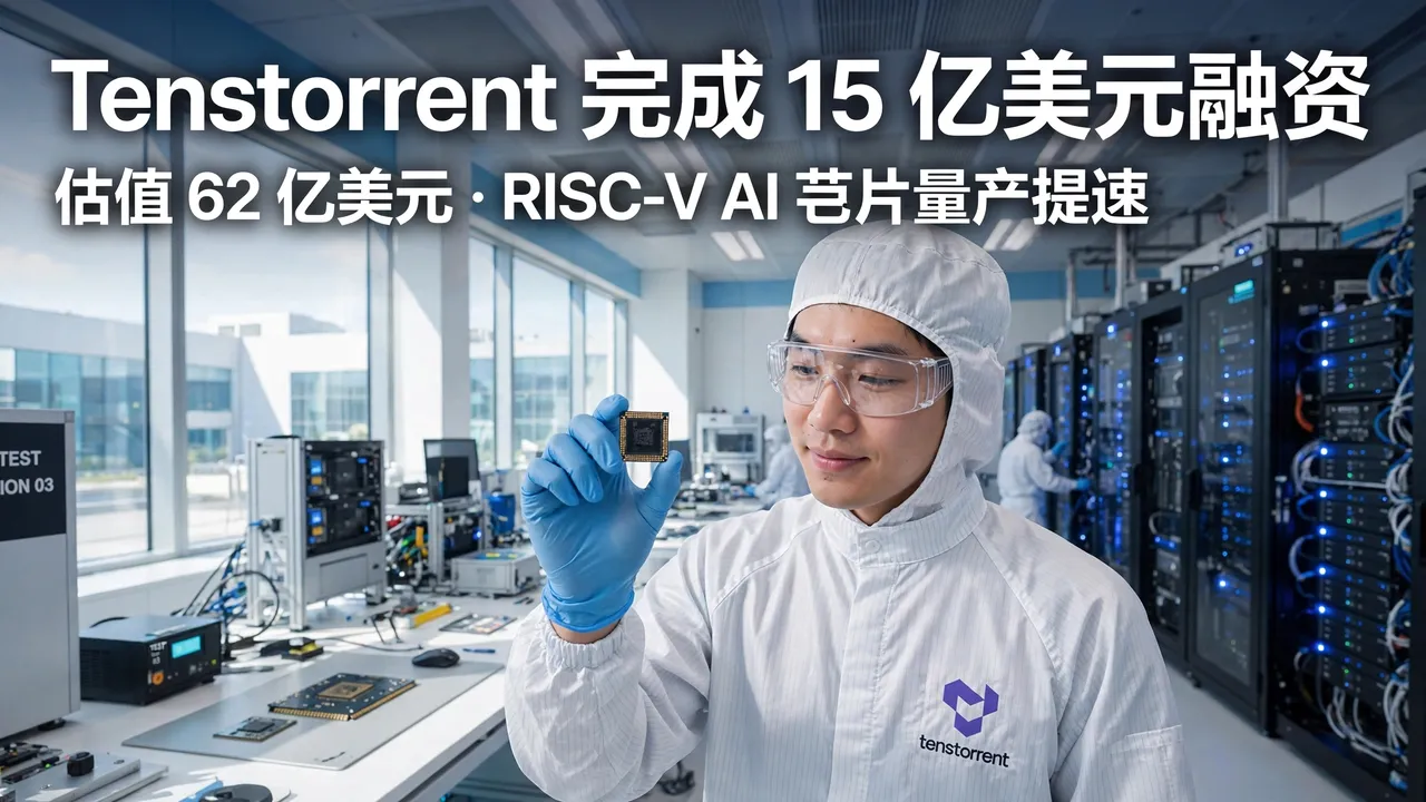 Tenstorrent Raises $1.5B at $6.2B Post-Money Valuation