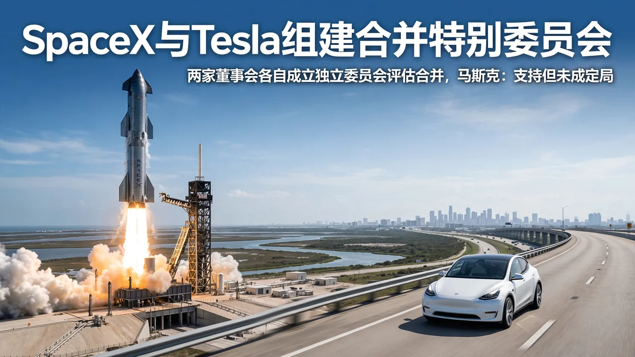 AI-generated illustration: SpaceX Starship launch and a Tesla electric vehicle