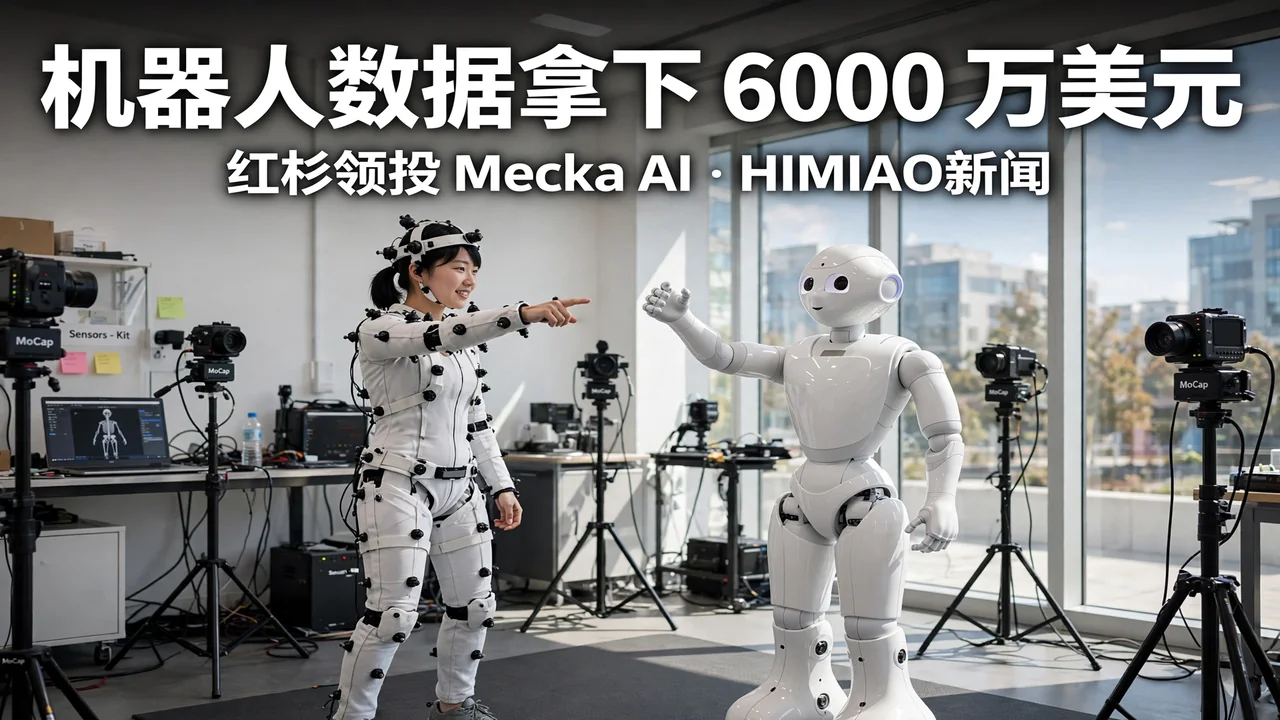 红杉领投机器人数据公司 Mecka AI 6000 万美元 B 轮：英伟达、微软 M12 参投