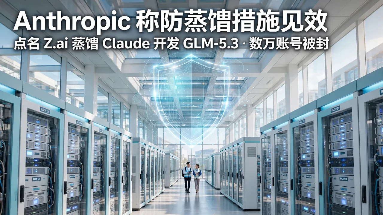 Anthropic 称防蒸馏措施见效:蒸馏攻击取数下降九成以上