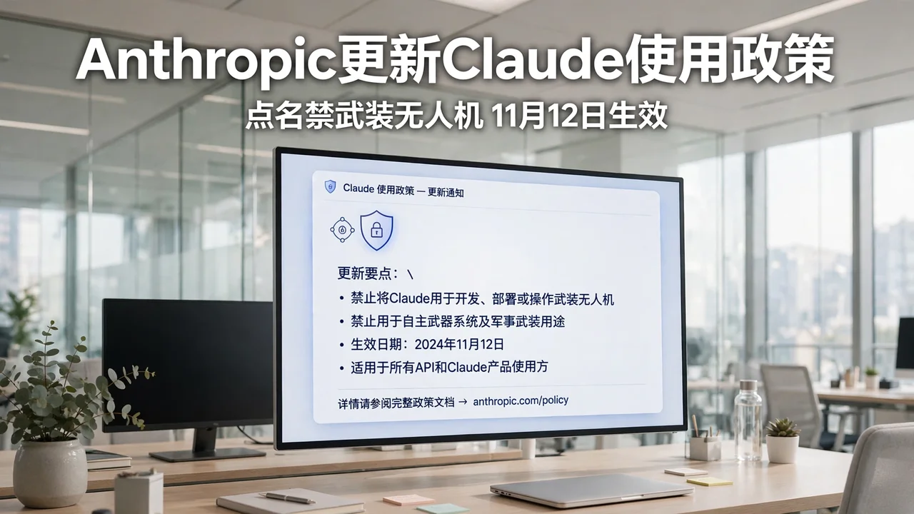 Anthropic 使用政策更新