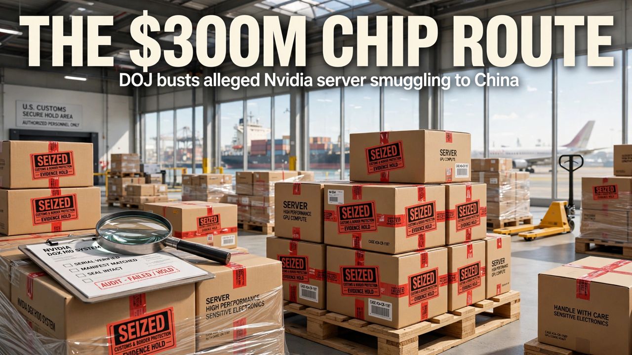 DOJ Arrests California Tech Firm Owner Over Alleged $300M AI Server Smuggling to China