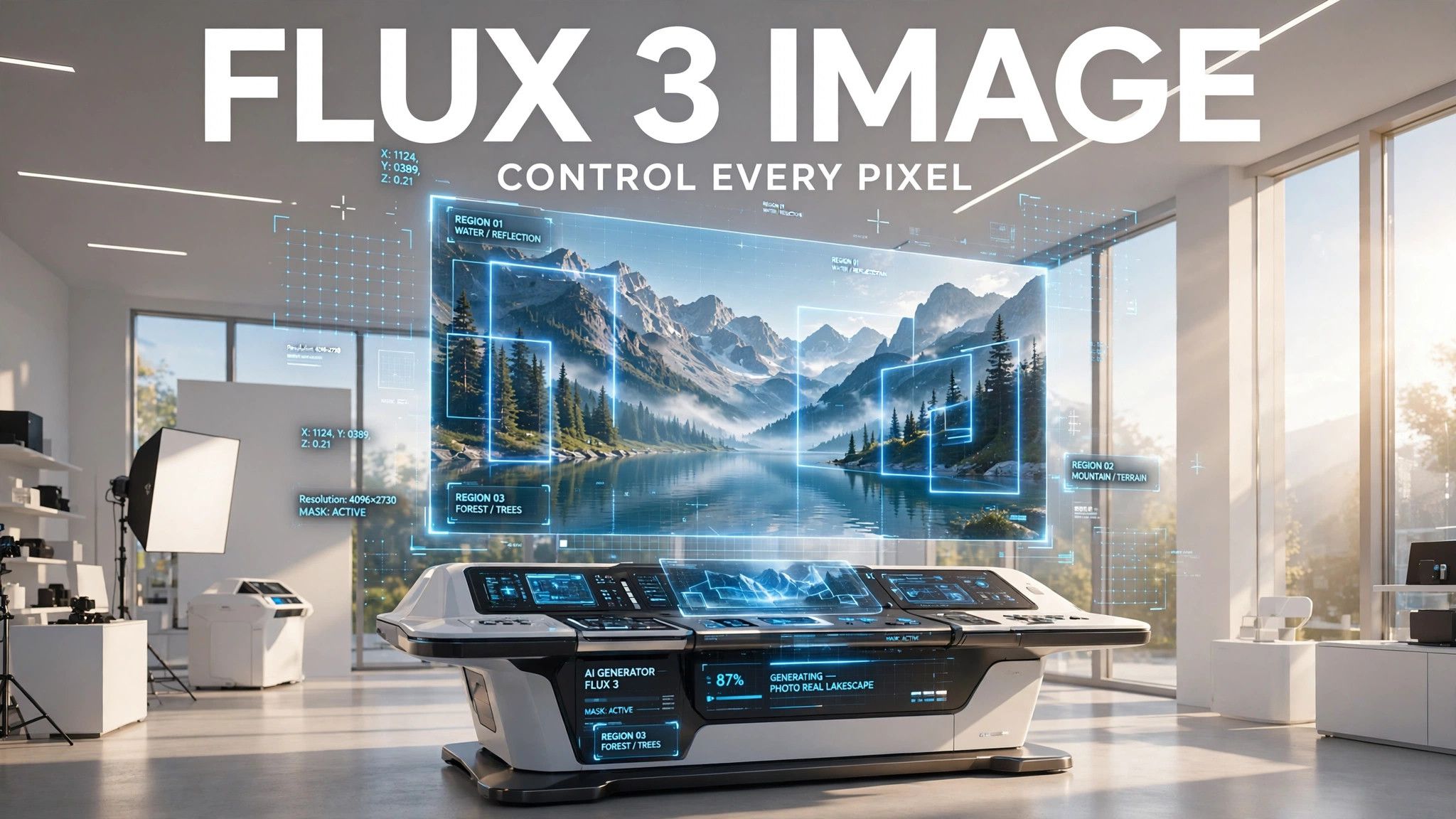 Black Forest Labs 发布 FLUX 3 Image：按边界框编辑，框外像素不变