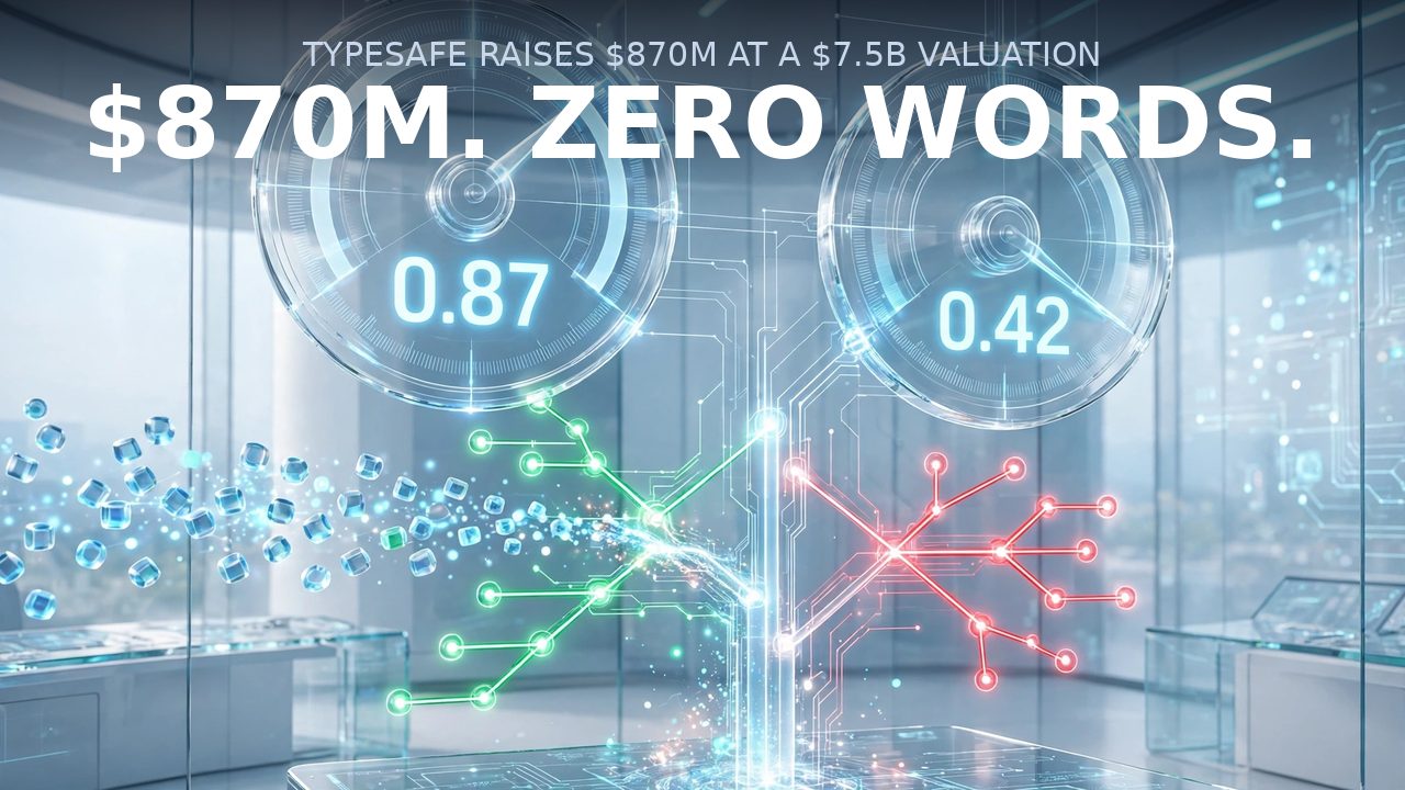 TypeSafe 获 $870M A 轮、估值 $7.5B:开发非文本模型 Jev