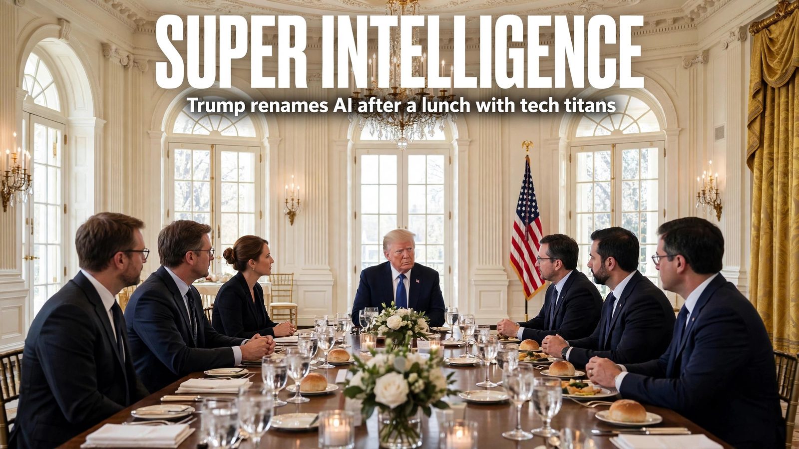 Trump Renames AI: Government Docs Switch to Super Intelligence, Executive Order Tonight